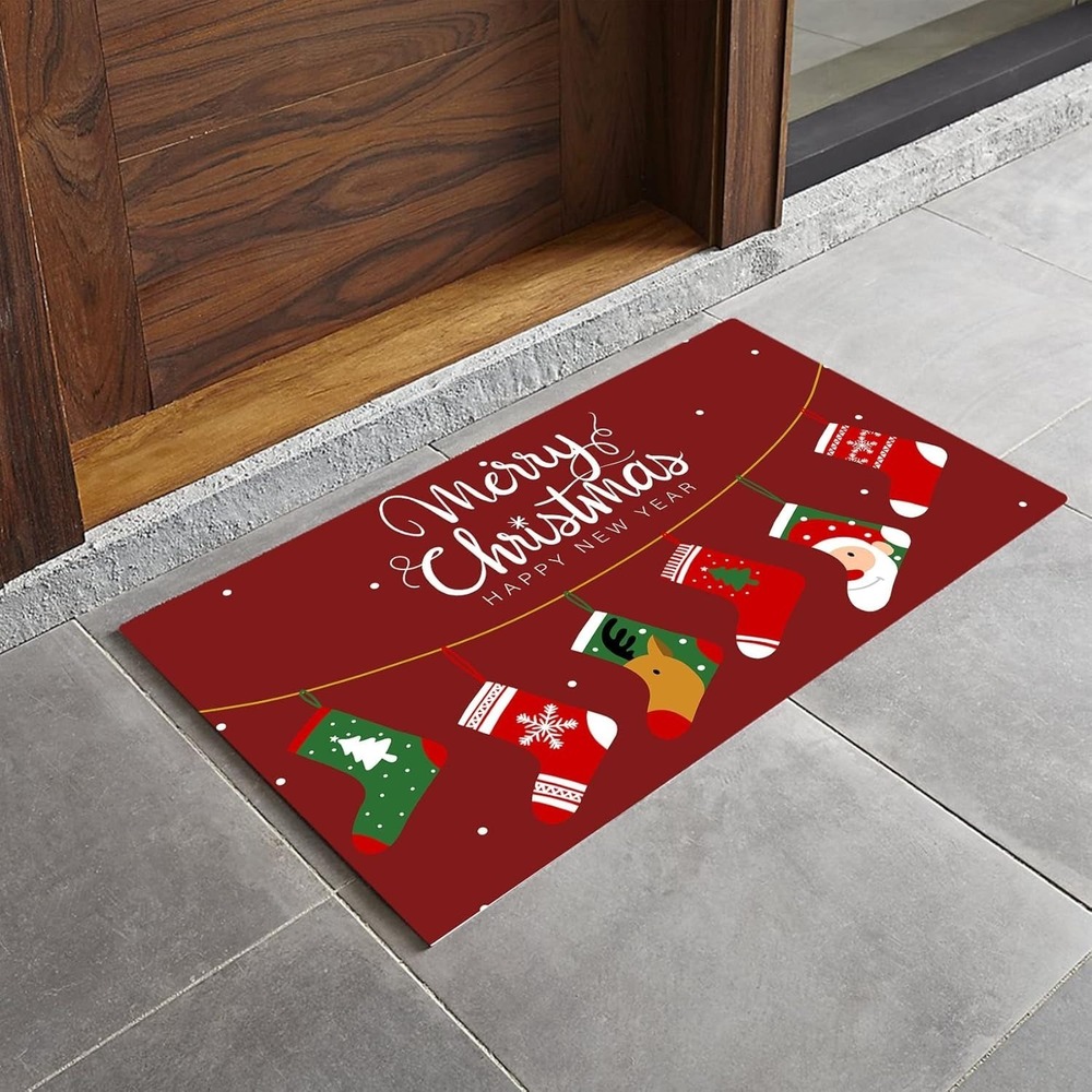 Doormat Funny Doormat Merry Christmas Doormat Outdoor Entrance
